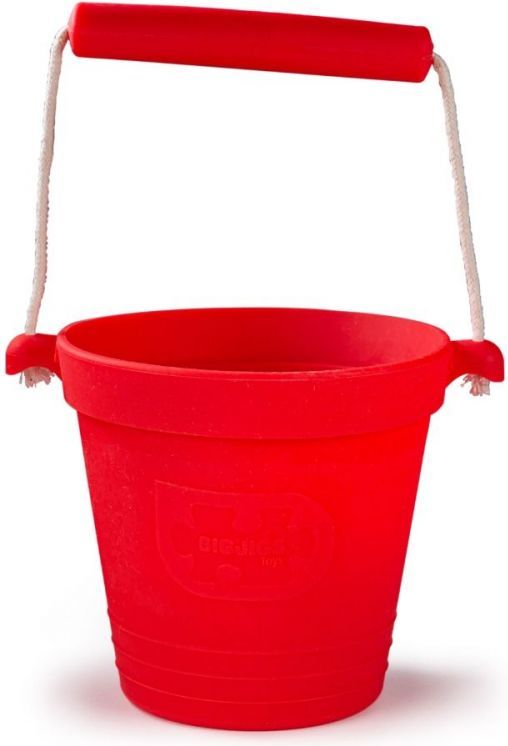 Bigjigs Toys Plážový kyblíček Red 2021 - obrázek 1