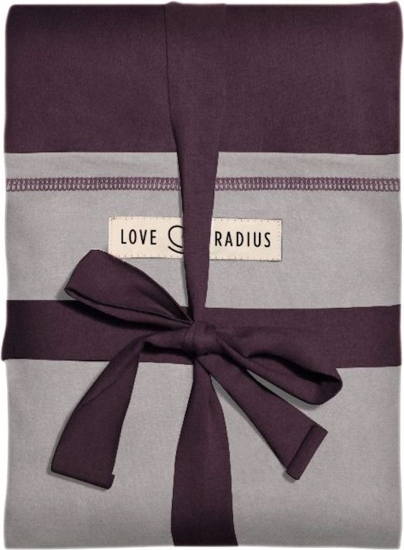 Je Porte Mon Bebe Šátek na nošení dětí Original Plum / Light grey 2021 - obrázek 1