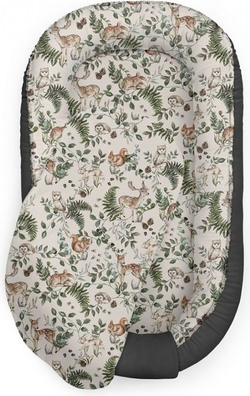 BabySteps Hnízdo Animals Garden Light - Dark Gray 2021 - obrázek 1