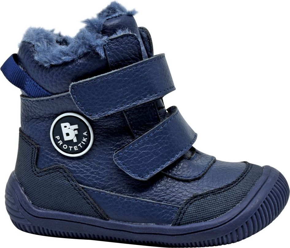 Protetika Dětská zimní barefoot obuv Tarik Navy - obrázek 1