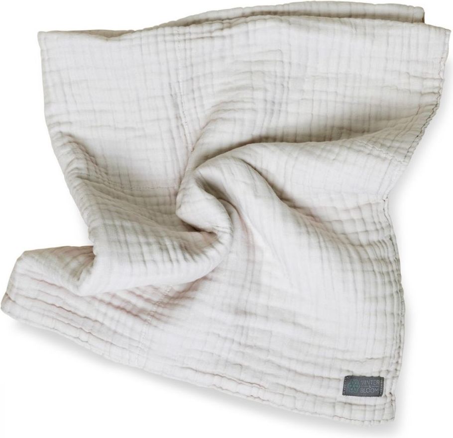 VINTER & BLOOM Deka 100x80 cm Layered Muslin Organic Dove Grey 2021 - obrázek 1