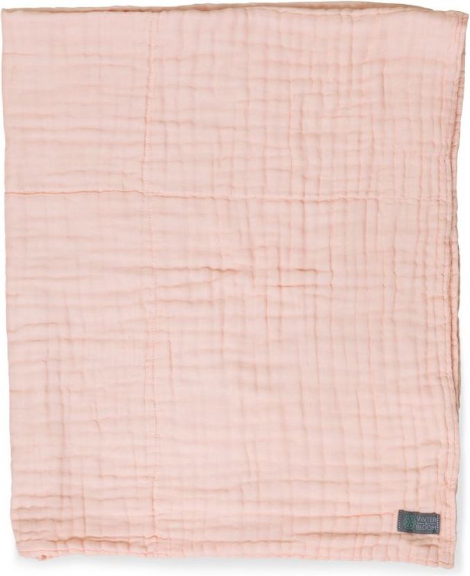 VINTER & BLOOM Deka 100x80 cm Layered Muslin Organic Dove Grey 2021 - obrázek 2