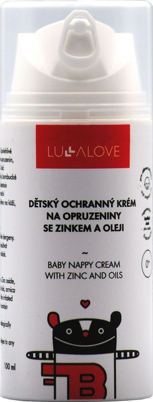 Lullalove Dětský ochranný krém na opruzeniny se zinkem a oleji 100 ml - obrázek 1