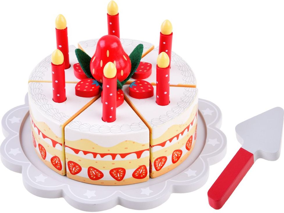 Mamido  Dřevěný narozeninový dort - obrázek 1