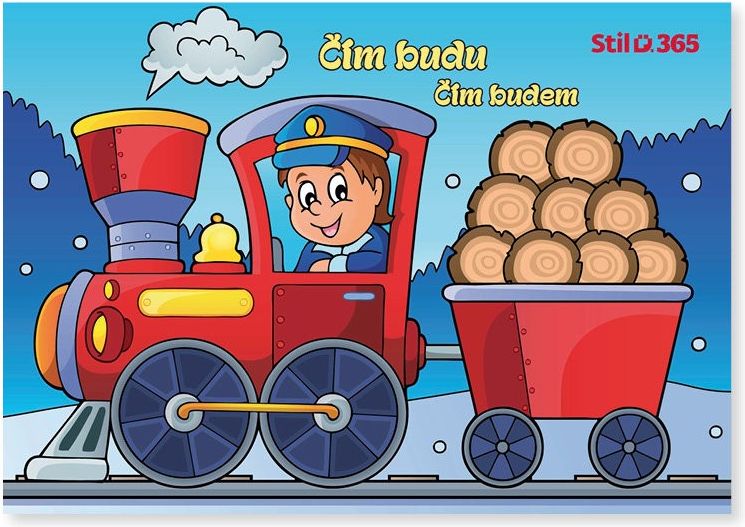 Omalovánka A5 Čím Budu - obrázek 1