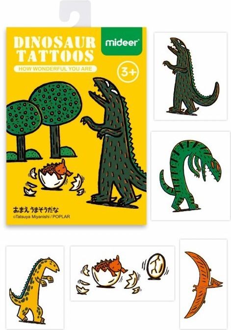 Mideer Tetování Dinosauři - obrázek 2