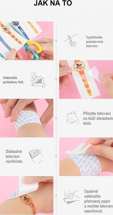 Mideer Tetování Hodinky a náramky pro kluky - obrázek 4