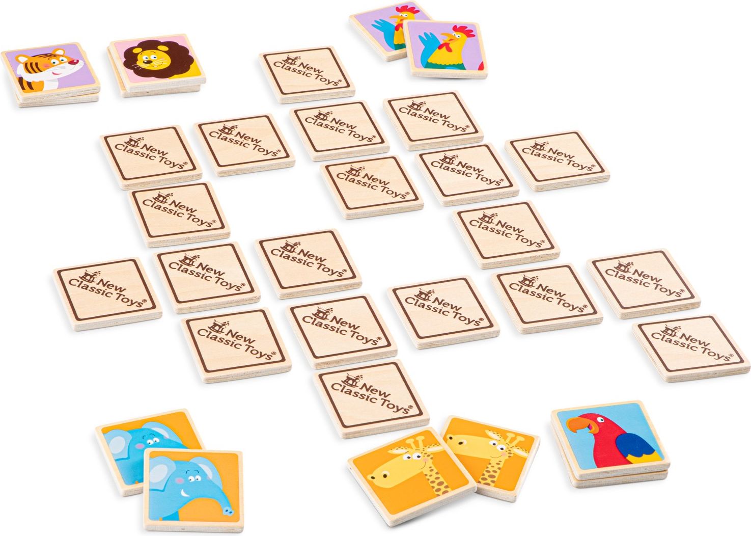 New Classic Toys Dřevěné pexeso zvířátka - obrázek 3