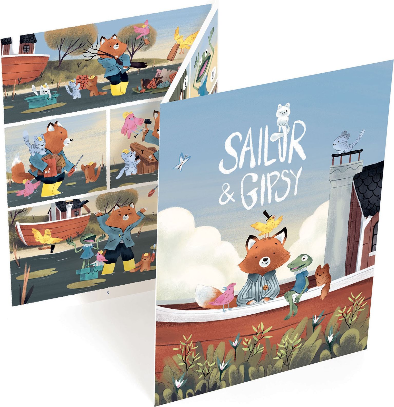 DJECO Komiks k dotvoření Sailor & Gipsy - obrázek 3