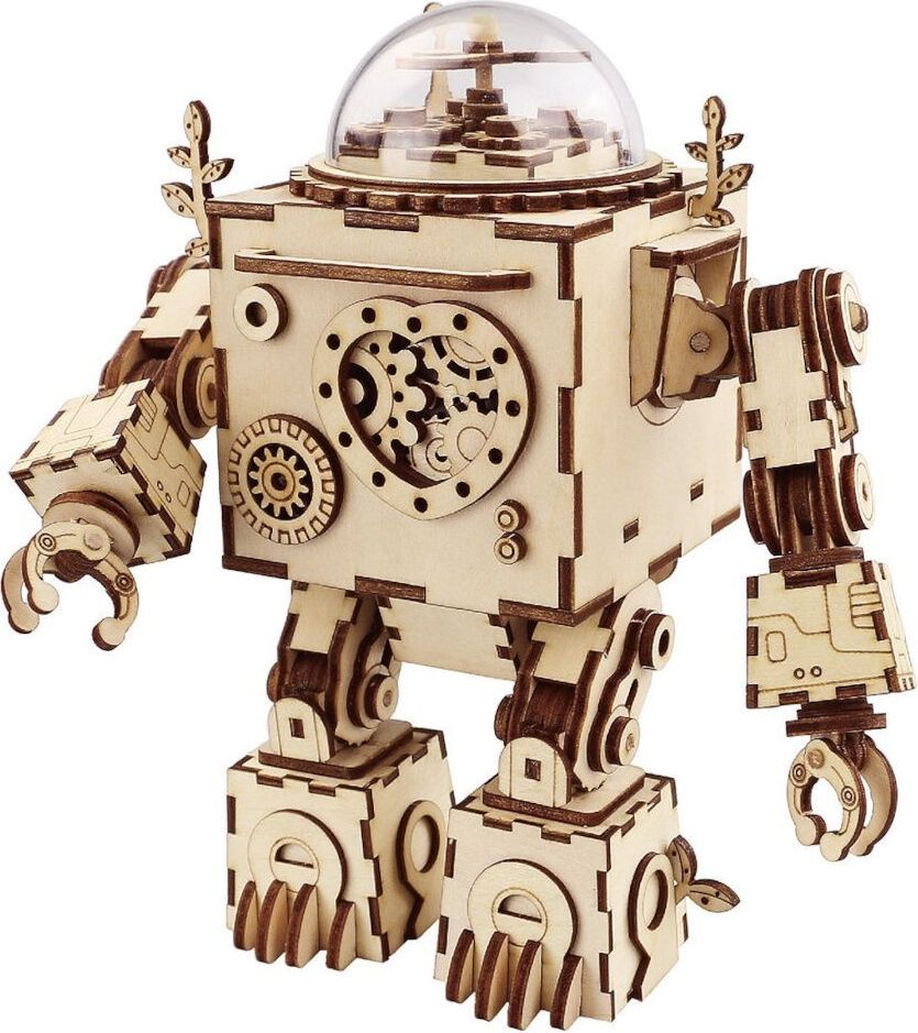 RoboTime 3D skládačka hrací skříňka Robot Orfeus - obrázek 1