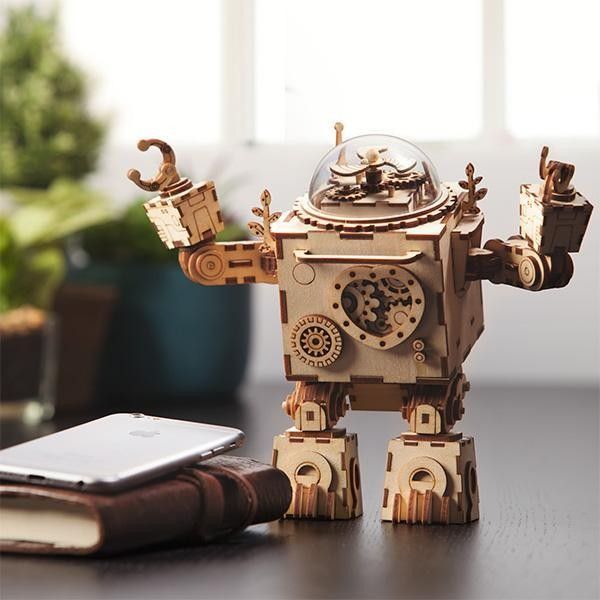 RoboTime 3D skládačka hrací skříňka Robot Orfeus - obrázek 2
