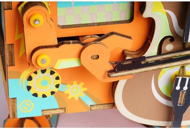 RoboTime 3D skládačka hrací skříňky Muzikální robůtek - obrázek 3