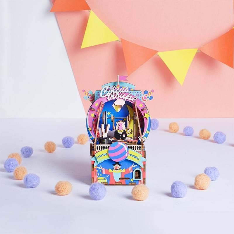 RoboTime 3D skládačka hrací skříňky Malý cirkus - obrázek 5