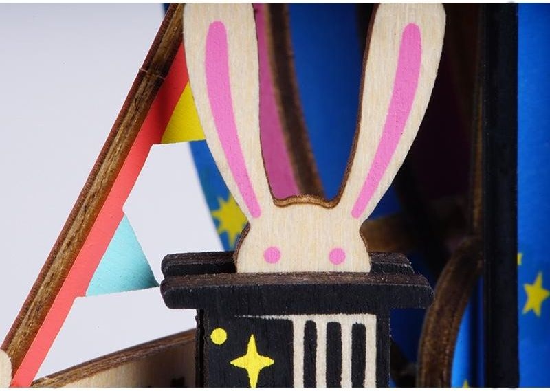 RoboTime 3D skládačka hrací skříňky Malý cirkus - obrázek 6