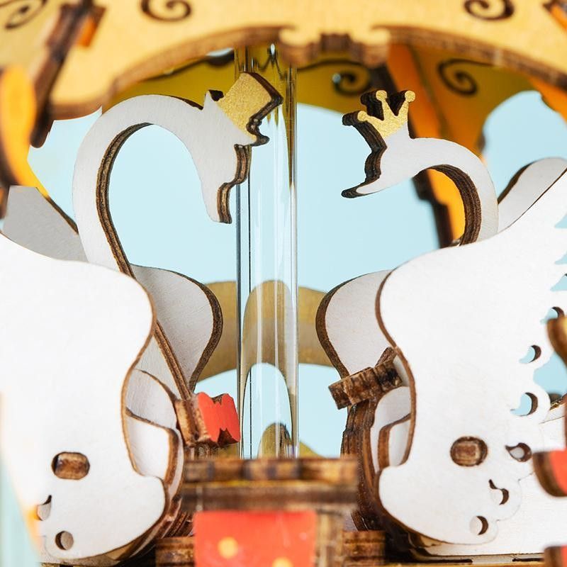 RoboTime 3D skládačka hrací skříňky Dýňový kočár - obrázek 3