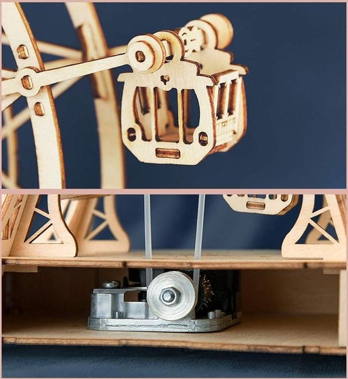 RoboTime 3D skládačka hrací skříňka Ruské kolo - obrázek 5