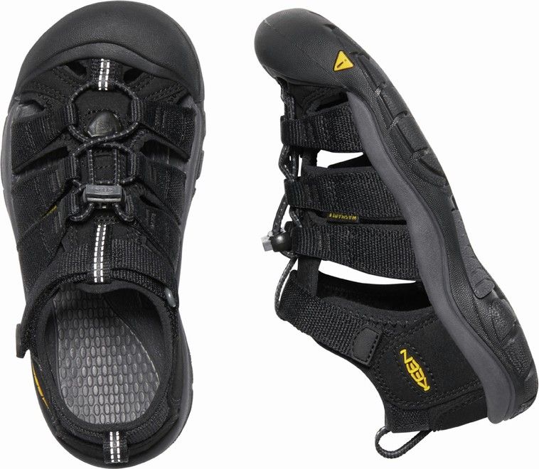 KEEN NEWPORT H2 CHILDREN black / keen yellow velikost: US10 - 27/28 EU - obrázek 2