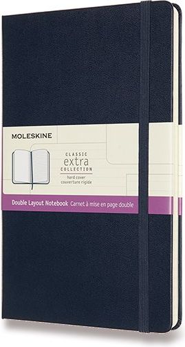 Moleskine Zápisník - tvrdé desky modrý A5 linkovaný čistý - obrázek 1