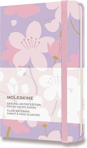 Moleskine Zápisník Sakura - tvrdé desky S, čistý, růžový A6 - obrázek 1