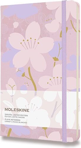 Moleskine Zápisník Sakura - tvrdé desky L, čistý, růžový A5 - obrázek 1