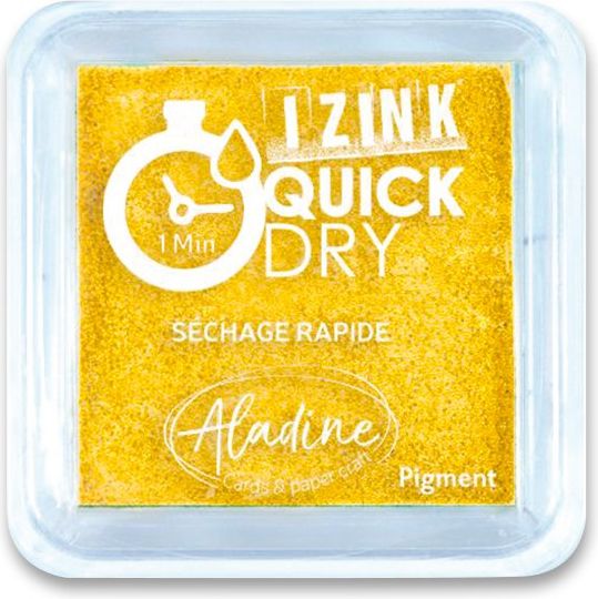 AladinE Razítkovací polštářek Izink Quick Dry žlutá 19533 1 ks - obrázek 1