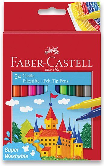 Faber-Castell Dětské fixy Castle 24 ks 554202 - obrázek 1