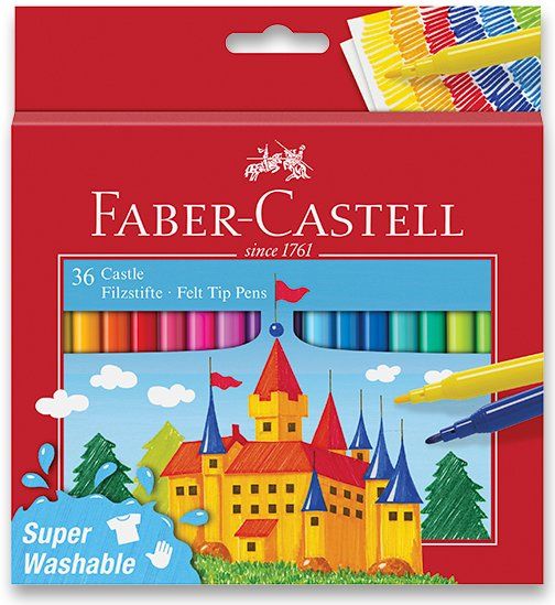 Faber-Castell Dětské fixy Castle 36 ks 554203 - obrázek 1
