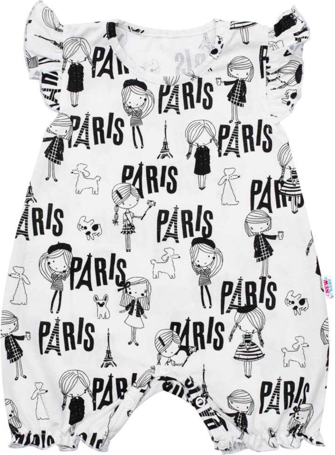 Kojenecký letní bavlněný overal New Baby Paris - obrázek 1