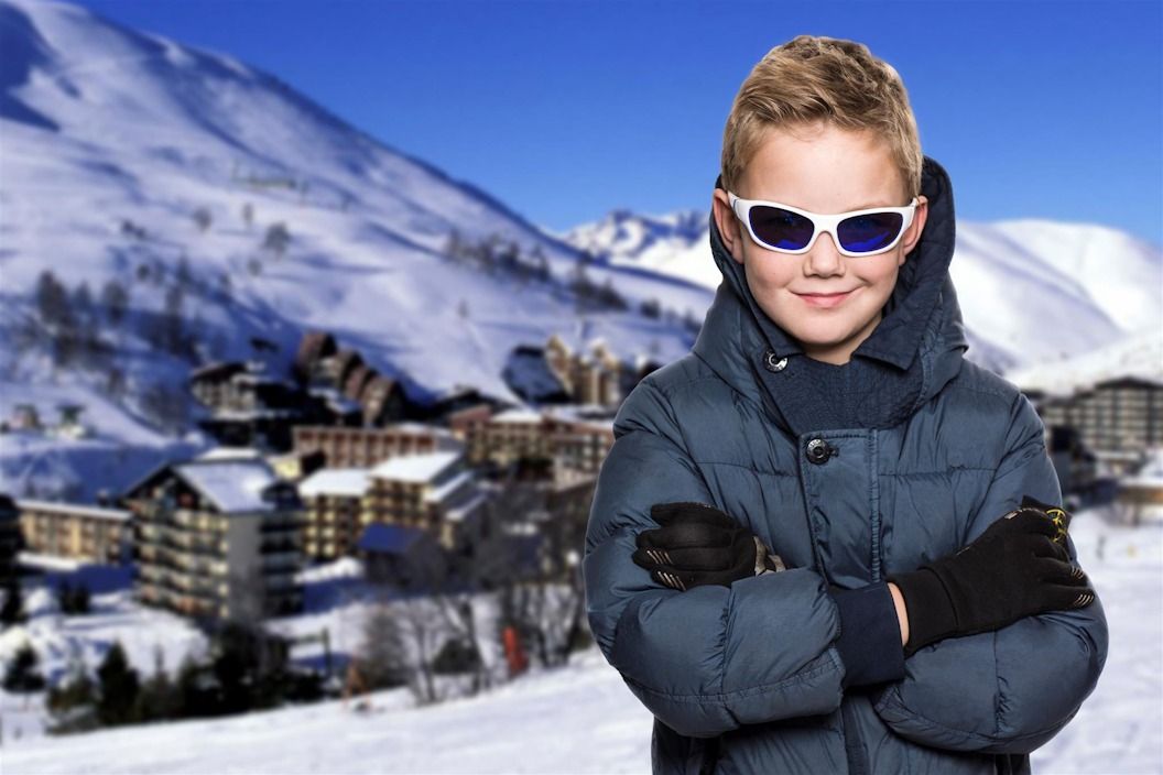 KOOLSUN  sluneční brýle SPORT Černá / Limetka velikost: 3+ - obrázek 5