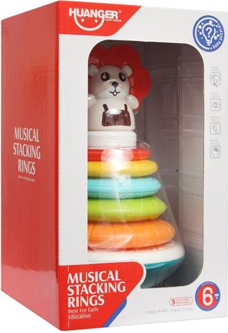 HUANGER  skládací kroužky LVÍČEK - obrázek 2