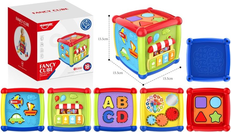 HUANGER  interaktivní kostka FANCY CUBE - obrázek 2