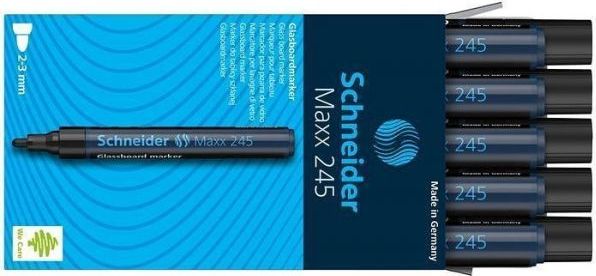 Popisovač na sklo "Maxx 245", černá, 1-3 mm, SCHNEIDER - obrázek 5