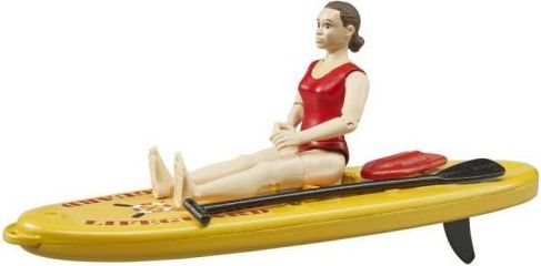 BRUDER 62785 Bworld Záchranářka s paddleboardem - obrázek 2