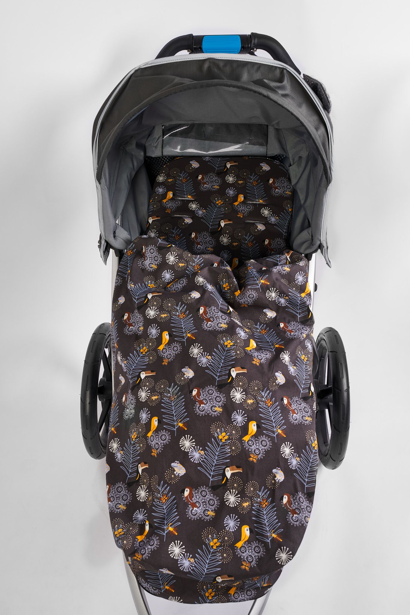 Ma-tata.cz Nánožník s podložkou pro Thule Varianta: podzim, zima - teplejší vatelín, Model kočárku: Thule Urban Glide 1 Double - obrázek 3