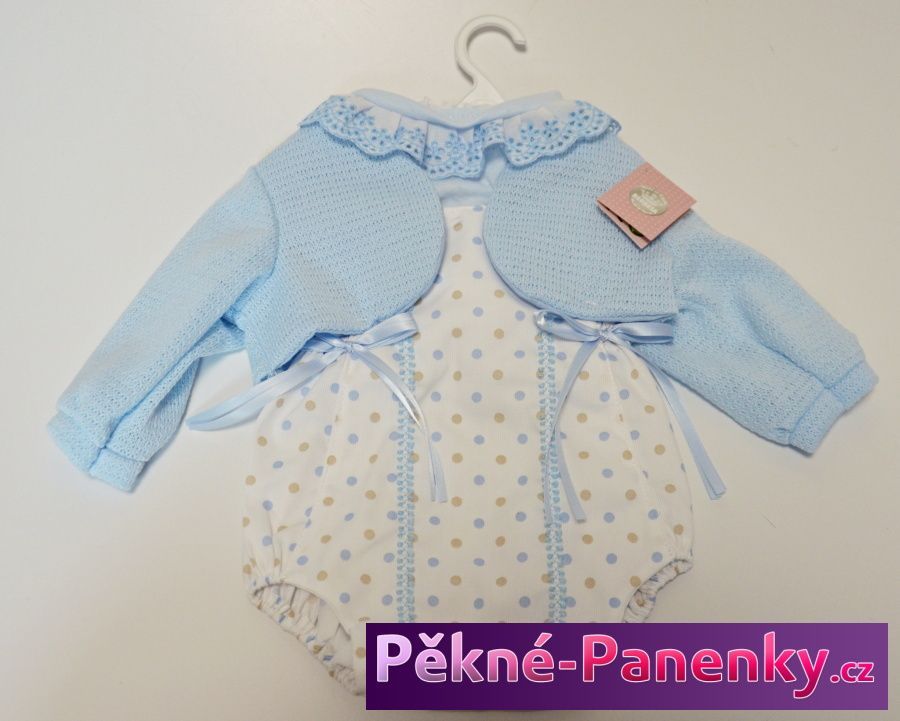 Oblečení pro panenky Berbesa® 62cm Dulzona modrý kabátek - obrázek 1