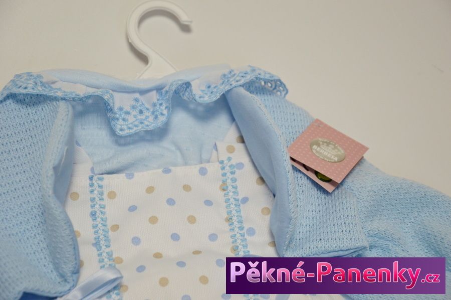 Oblečení pro panenky Berbesa® 62cm Dulzona modrý kabátek - obrázek 2