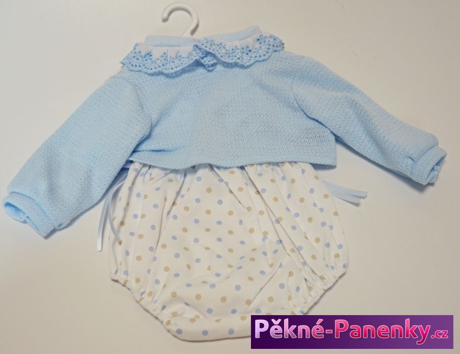 Oblečení pro panenky Berbesa® 62cm Dulzona modrý kabátek - obrázek 3