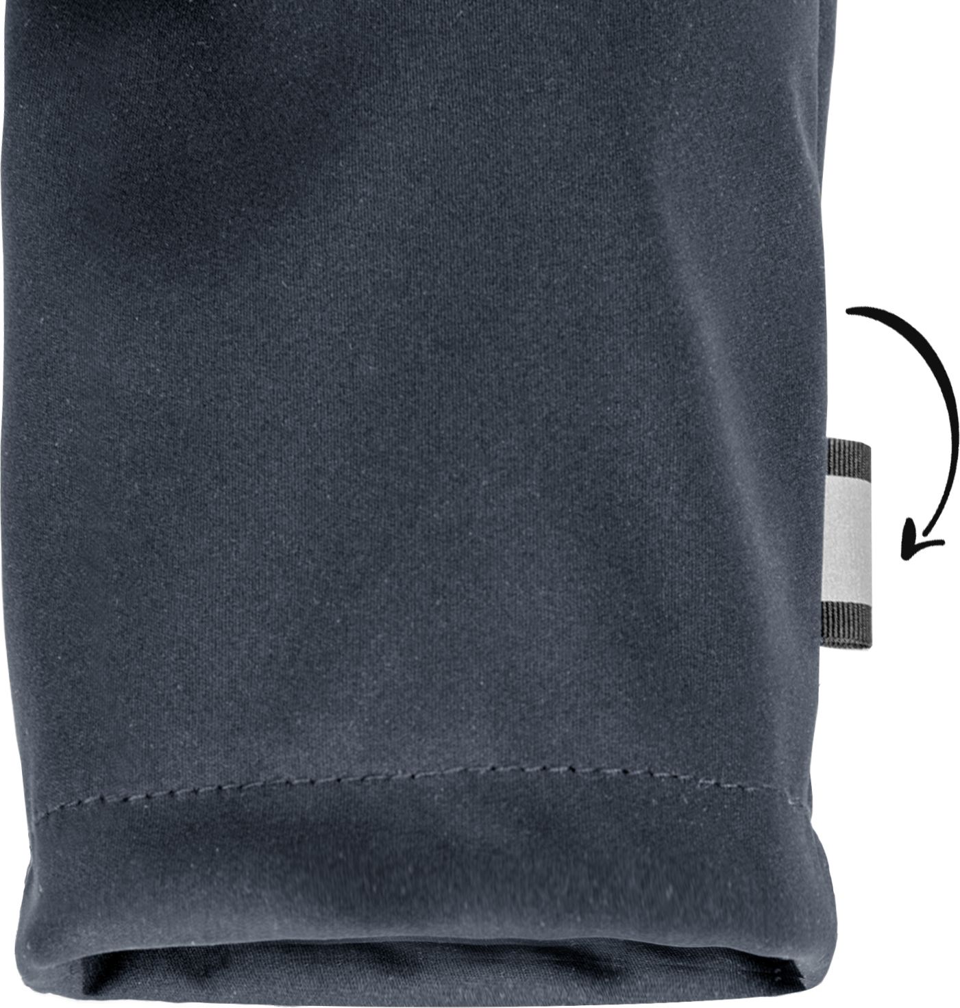 Unuo, Dětské softshellové kalhoty s fleecem pružné Flexi, Tm. Šedá, Fuchsiová Velikost: 98/104 - obrázek 5