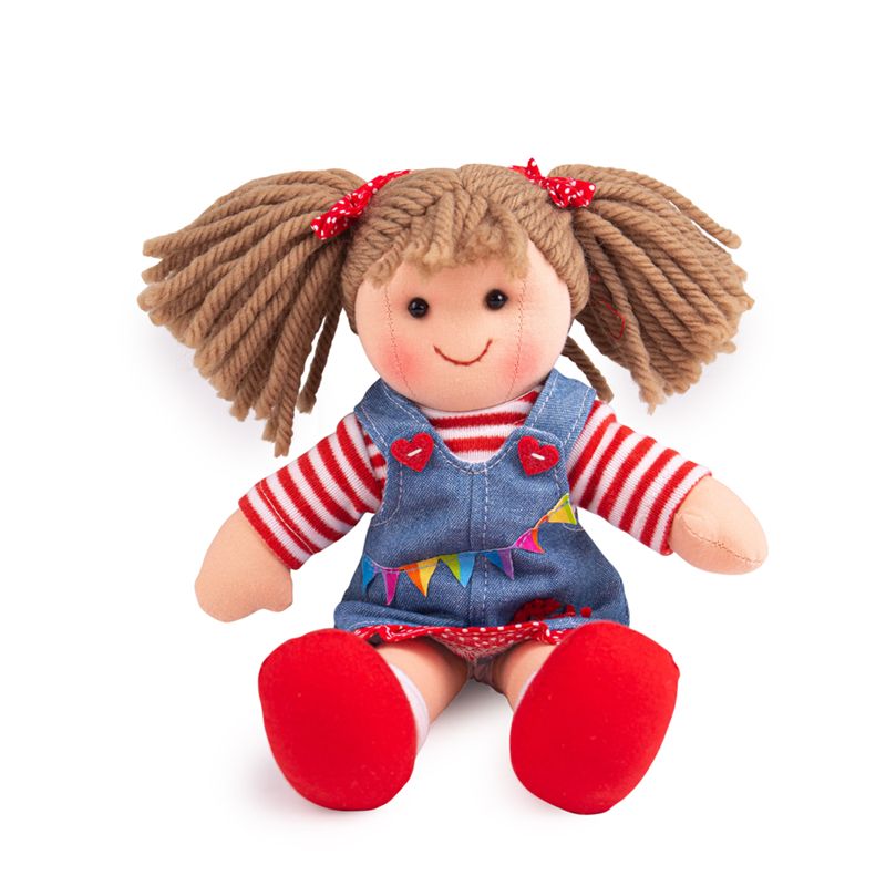 Bigjigs Toys Látková panenka Hattie 28 cm - obrázek 2