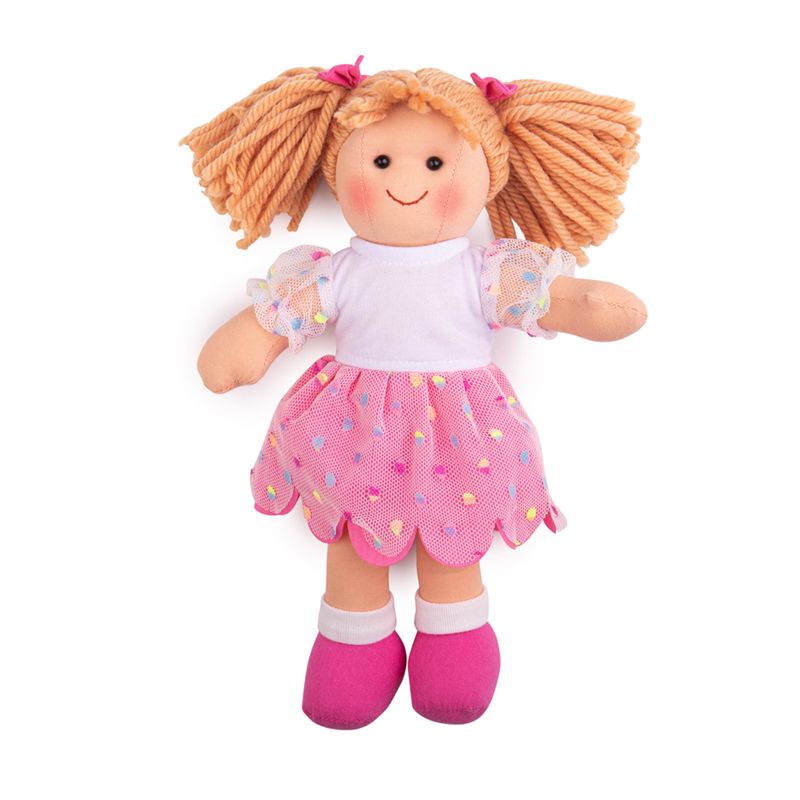 Bigjigs Toys Látková panenka Darcie 28 cm - obrázek 1