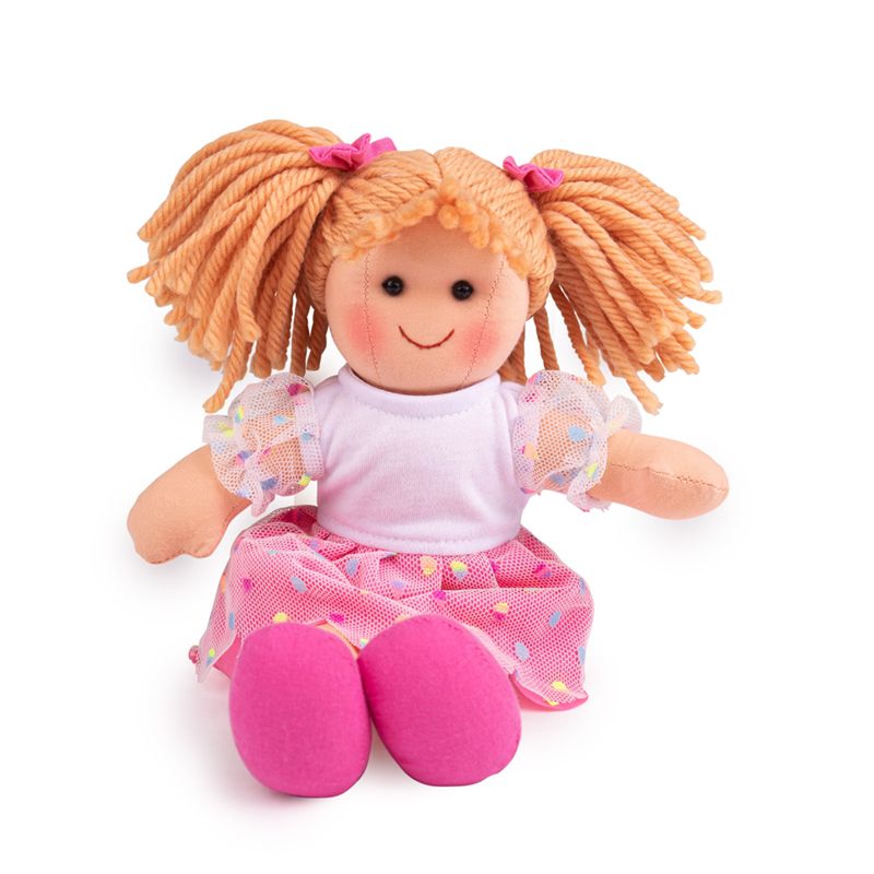 Bigjigs Toys Látková panenka Darcie 28 cm - obrázek 2