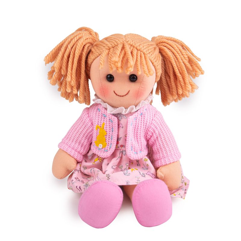 Bigjigs Toys Látková panenka Ella 34 cm - obrázek 2