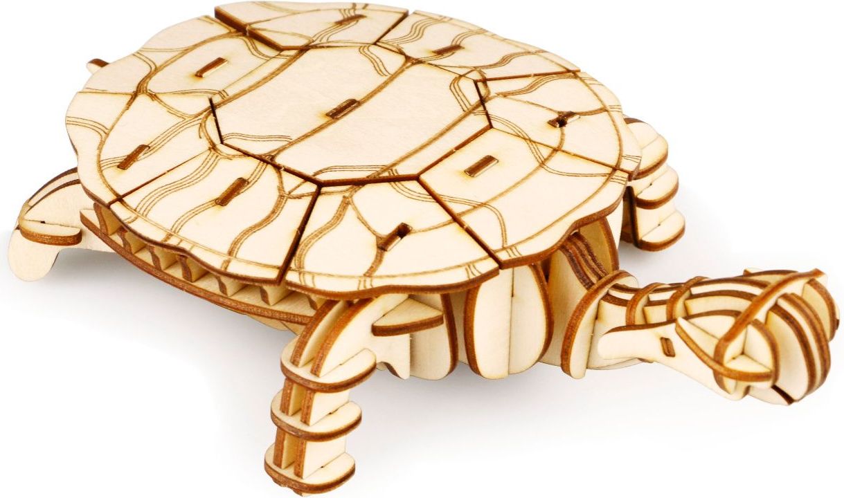 RoboTime dřevěné 3D puzzle Želva - obrázek 1