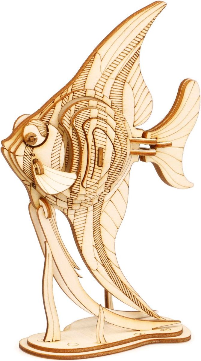RoboTime dřevěné 3D puzzle Skalára - obrázek 1