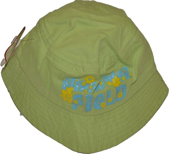 Dětský letní klobouček Wenice kids zelený Výprodej - obrázek 1