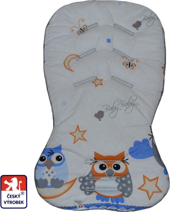 Vložka do kočárku Dětský svět Maxi noční sova/fleeece - obrázek 1