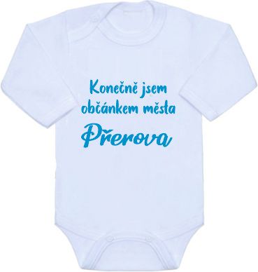 Reklamní dětské body pro miminko Gama jako dar z porodnice velikost 50 - obrázek 4