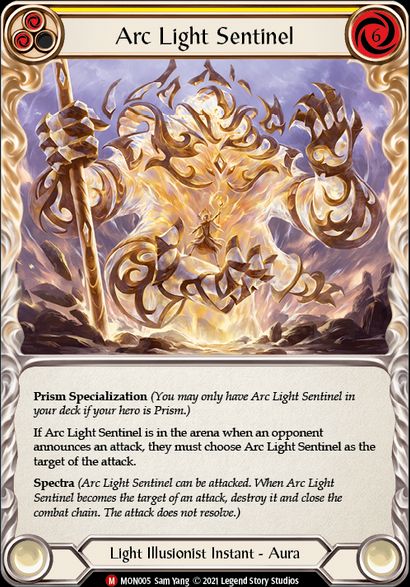 Arc Light Sentinel (Standard) / Flesh & Blood - Monarch - obrázek 1