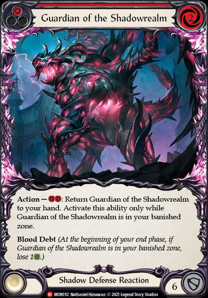 Guardian of the Shadowrealm (Standard) / Flesh & Blood - Monarch - obrázek 1