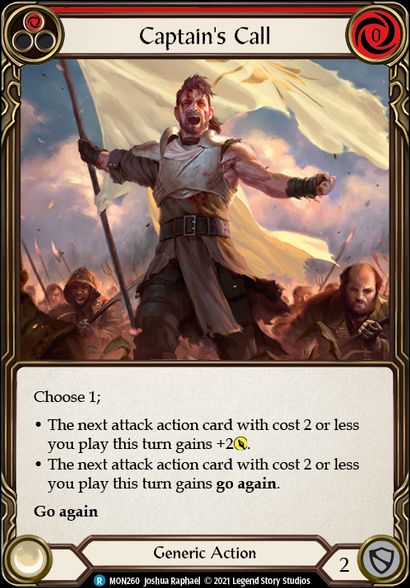 1 Captain's Call (Standard) / Flesh & Blood - Monarch - obrázek 1